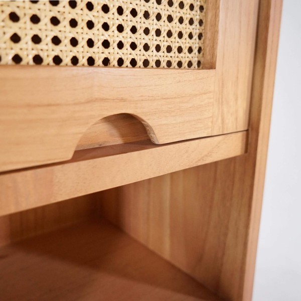 Badezimmerhochschrank aus Holz – Anaya