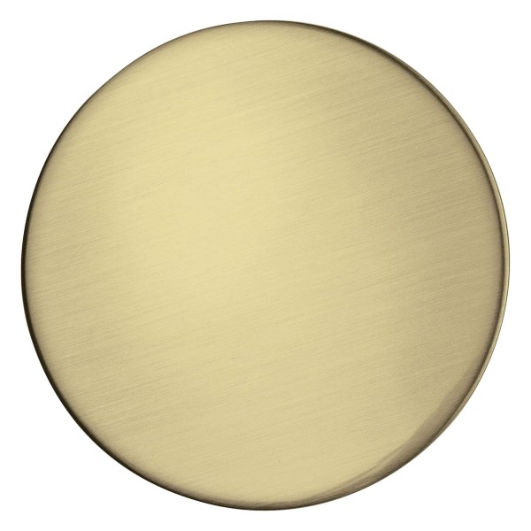 Waschbecken-Ablaufventil Klick-Klack mit Metallmanschette, universell, gebürstetes Gold