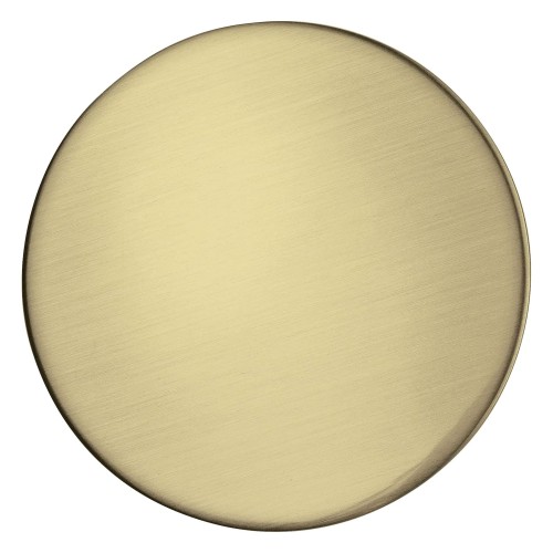 Waschbecken-Ablaufventil Klick-Klack mit Metallmanschette, universell, gebürstetes Gold