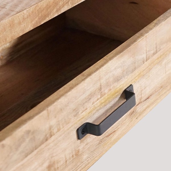 Schreibtisch im Industriedesign aus Holz und Metall – Cambridge