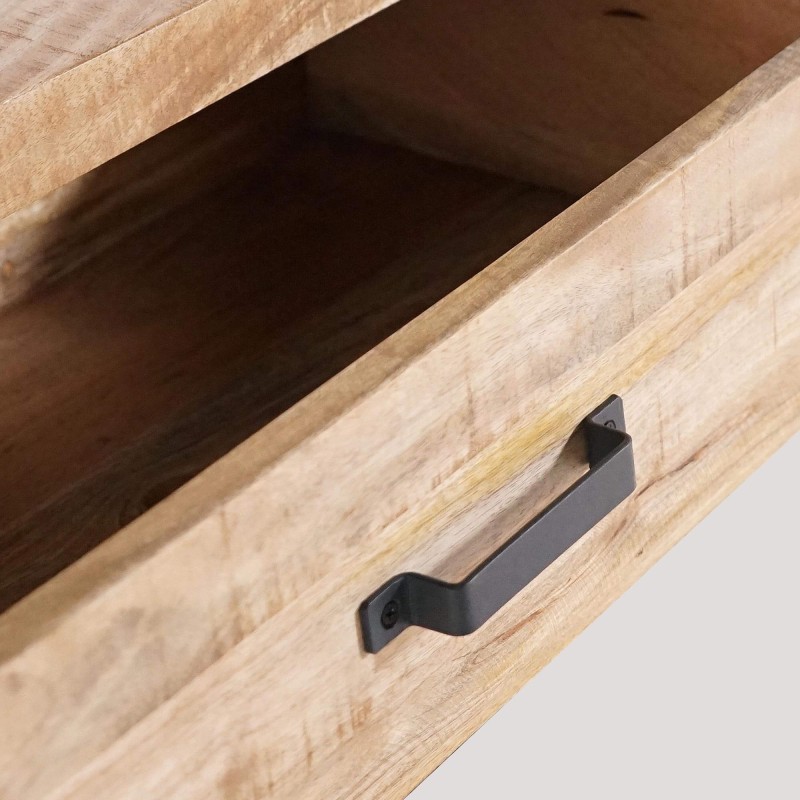 Schreibtisch im Industriedesign aus Holz und Metall – Cambridge