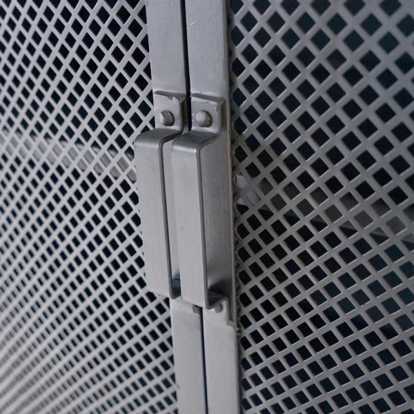 Aufbewahrungsschrank aus Metall und Holz 100 cm – Cambridge