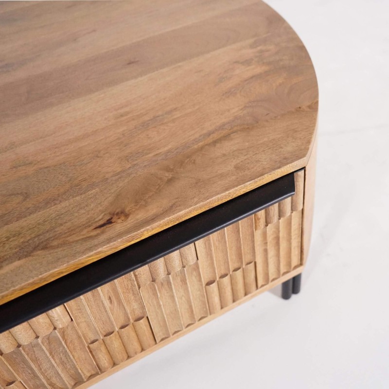 Couchtisch aus massivem Mangoholz – Uma
