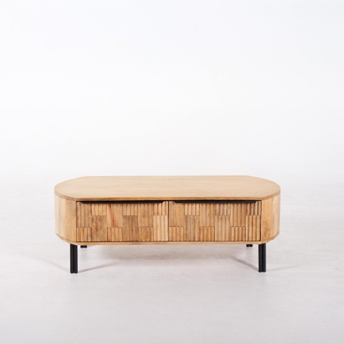 Couchtisch aus massivem Mangoholz – Uma