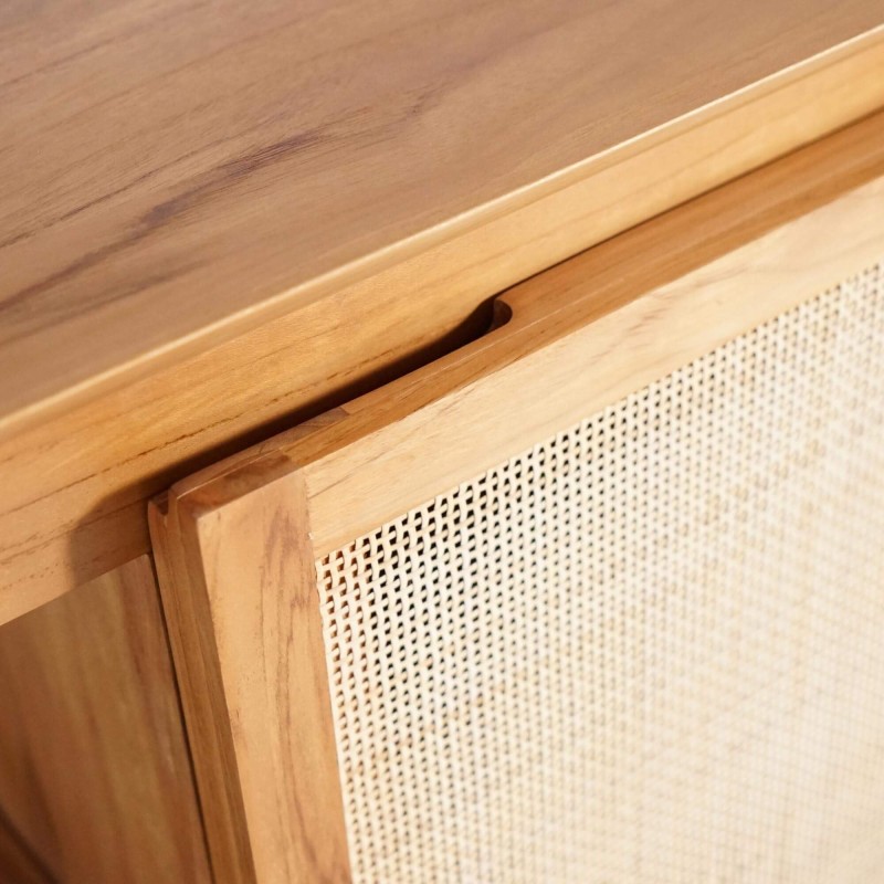 Badezimmermöbel aus massivem Teakholz mit Einzelwaschbecken 80 cm – Kalindi