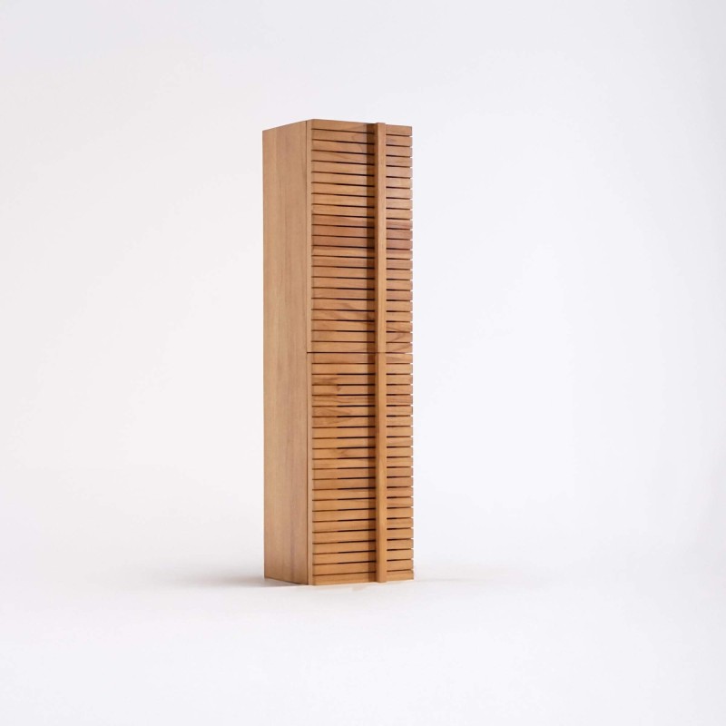 Badezimmerhochschrank aus massivem Teakholz – Devika