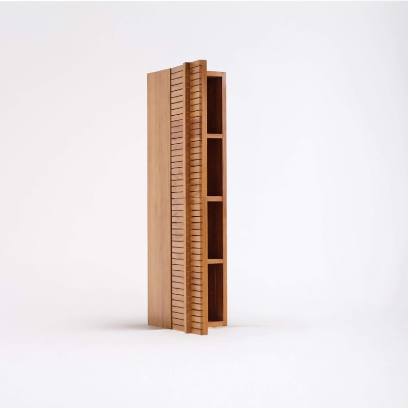 Badezimmerhochschrank aus massivem Teakholz – Devika