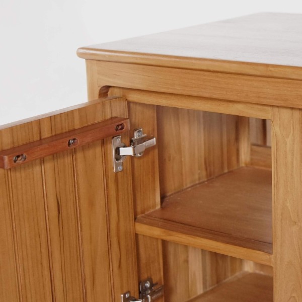 Badezimmermöbel aus massivem Teakholz 80 cm – Pragati