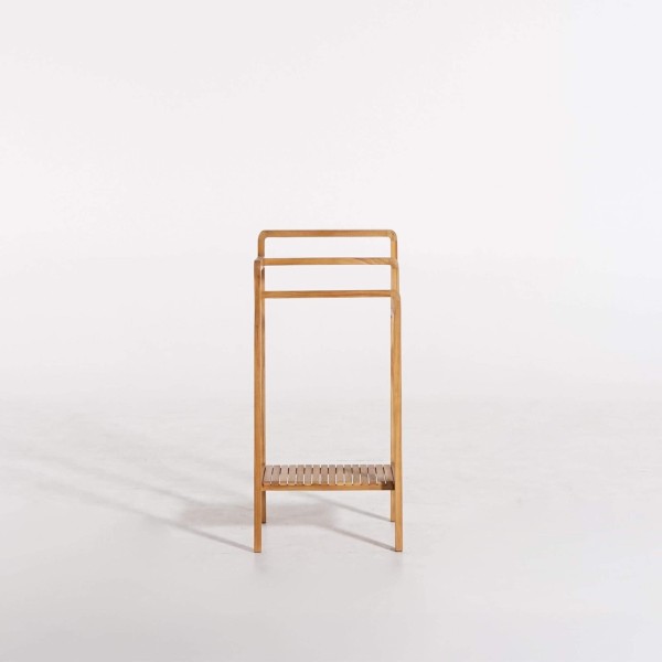 Handtuchhalter fürs Badezimmer aus massivem Teakholz – Devika