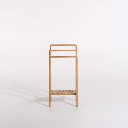 Handtuchhalter fürs Badezimmer aus massivem Teakholz – Devika