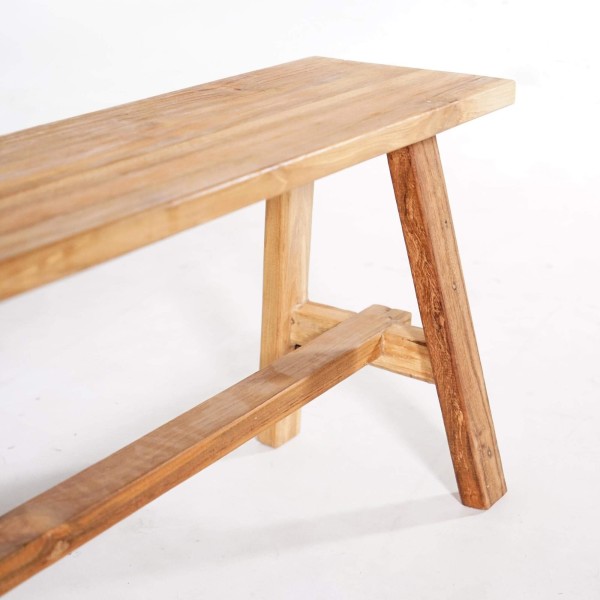 Bank aus natürlichem Massivholz – Aska