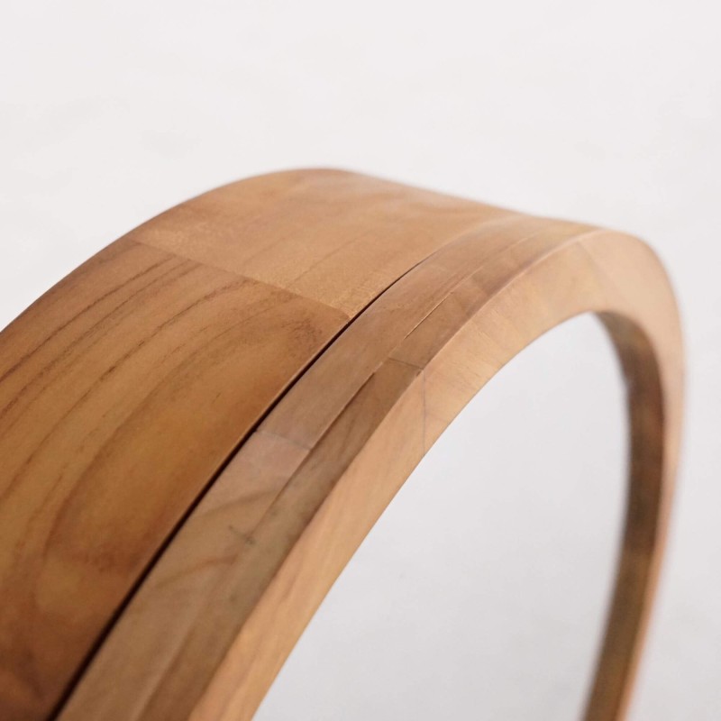 Runder Badezimmerspiegel mit Ablagefach – Devika