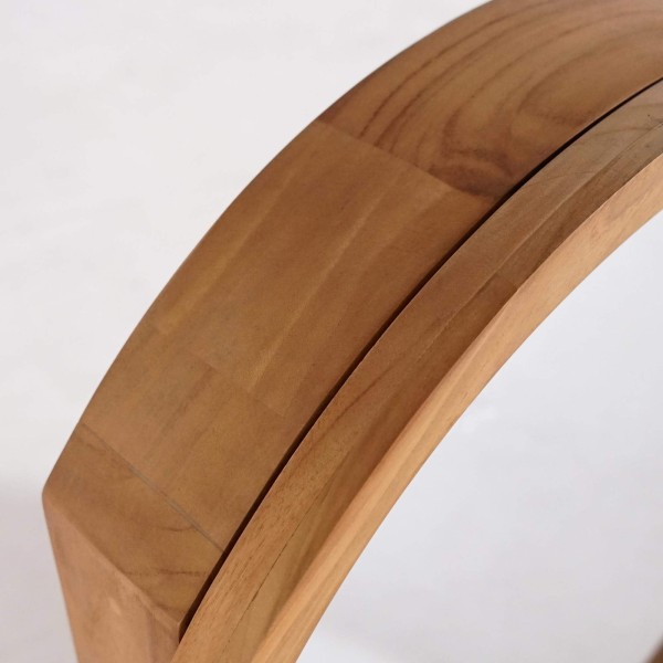 Runder Badezimmerspiegel mit Ablagefach – Devika