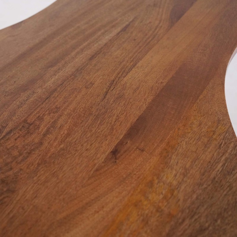 Set aus 2 Couchtischen aus Massivholz – Pebble