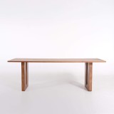 Esstisch aus massivem Mangoholz, mit naturbraunem Finish – Noba