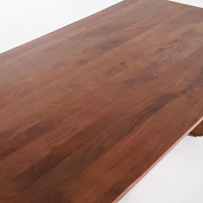 Esstisch aus massivem Mangoholz, mit naturbraunem Finish – Noba