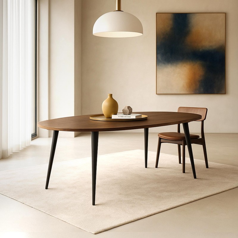 Esstisch aus massivem Mangoholz – Suna