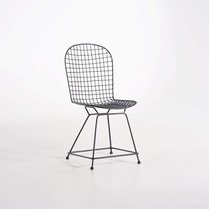 Stuhl aus Metall im Industriestil – Wire