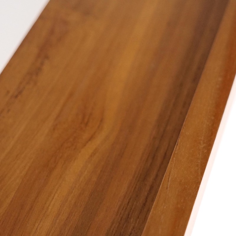 Wandregal aus massivem Teakholz 70 cm