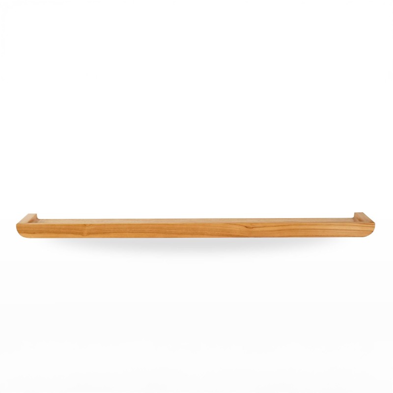 Wandregal aus massivem Teakholz 120 cm