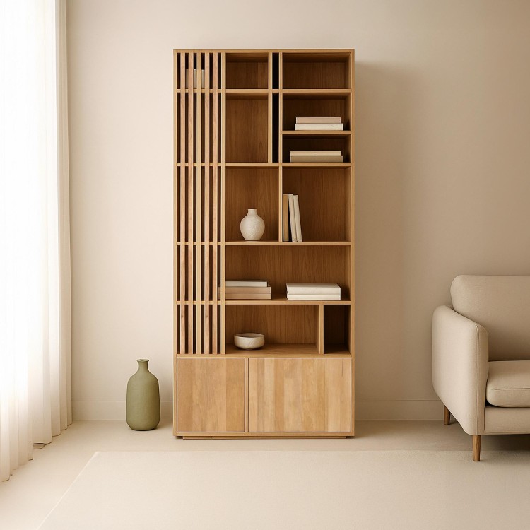 Bücherregal aus Mangoholz – Linoa