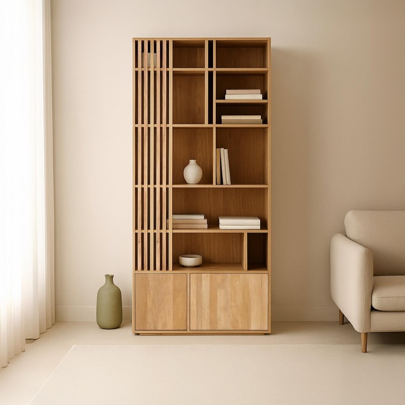 Bücherregal aus Mangoholz – Linoa