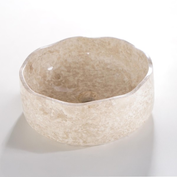 Freistehendes Badezimmer-Waschbecken aus Stein - Flower