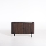 Anrichte mit 2 Türen aus Mangoholz - Sohana