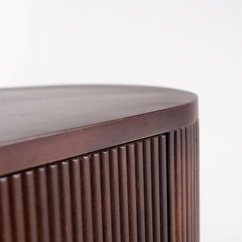 Anrichte mit 2 Türen aus Mangoholz - Sohana