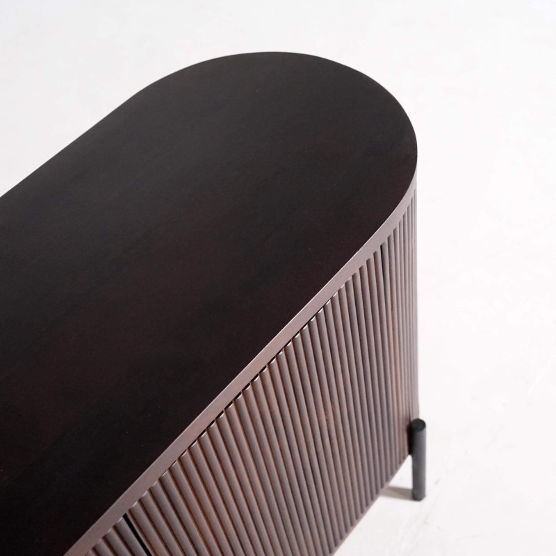 Anrichte mit 3 Türen aus Mangoholz – Sohana