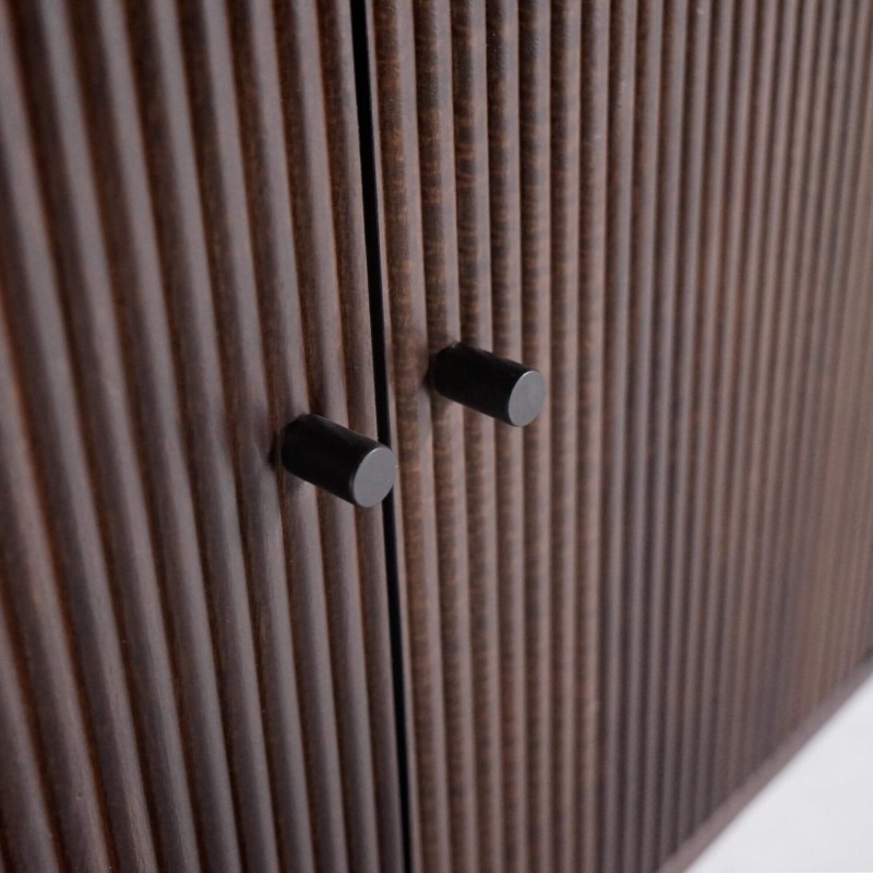 Anrichte mit 3 Türen aus Mangoholz – Sohana