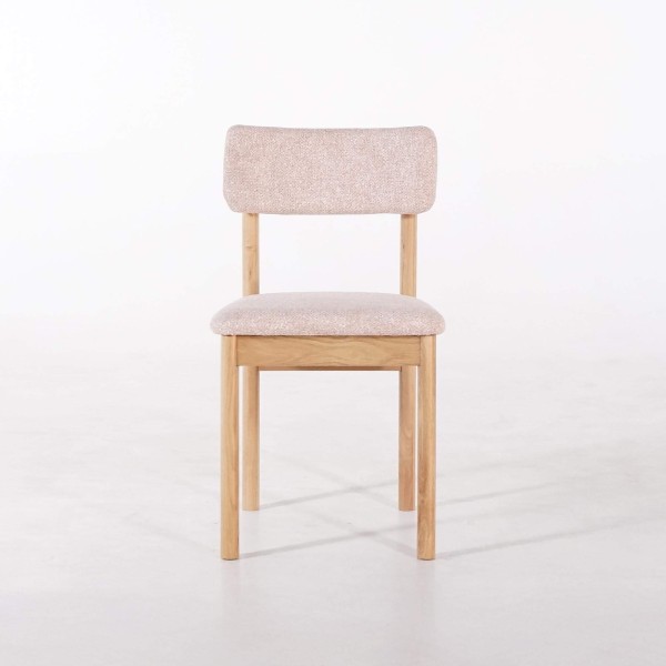 Esszimmerstuhl aus Eiche und Stoff - Canora