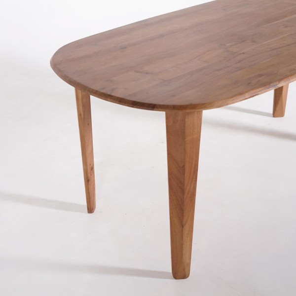 Ovaler Esstisch aus massivem Mangoholz - Orama