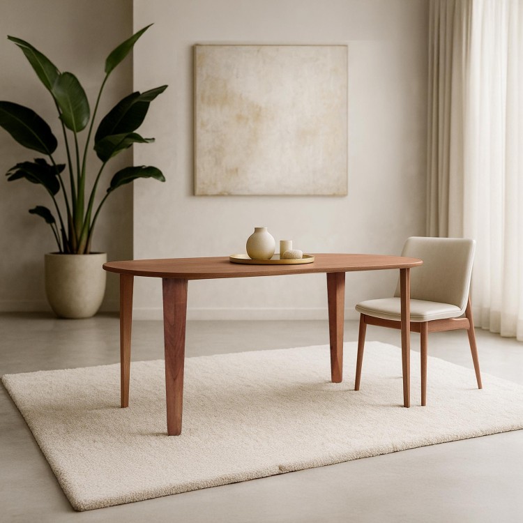 Ovaler Esstisch aus massivem Mangoholz - Orama