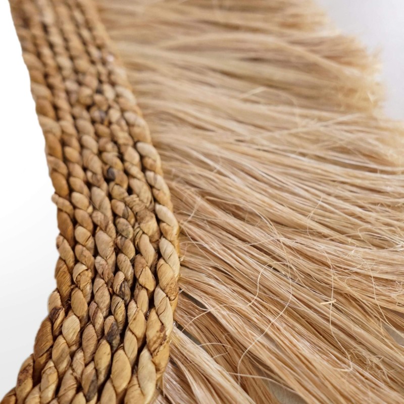 Spiegel aus Naturfasern im Boho-Stil – Ina