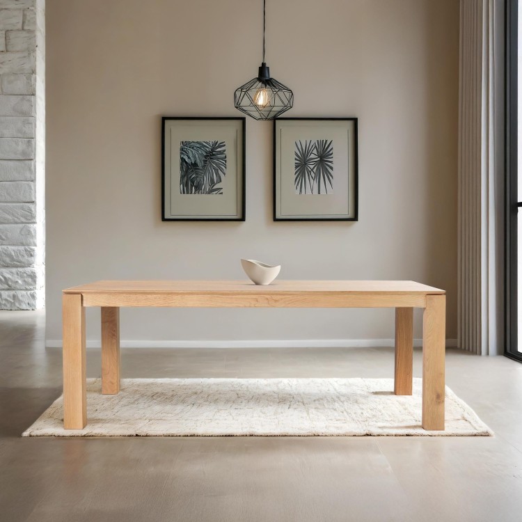 Esstisch aus massiver Eiche 200 cm - Yseult