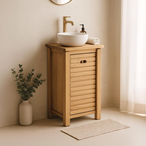 Waschbeckenunterschrank aus Massivholz – Azur