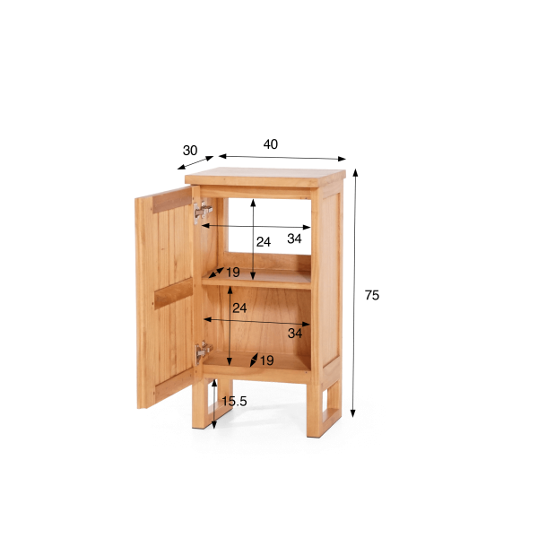 Waschtisch aus Massivholz – Satya