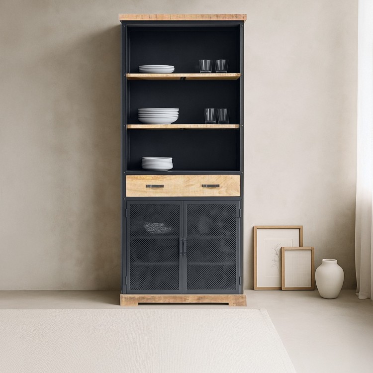 Bücherregal aus Holz und Metall - Cambridge