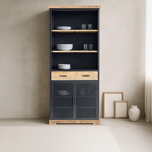 Bücherregal aus Holz und Metall - Cambridge