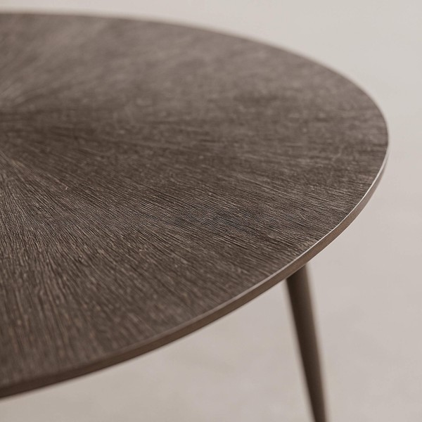 Couchtisch-Set aus bronzefarbenem Metall (2er-Set) – Nesso