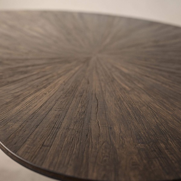 Organischer Couchtisch aus Teakholz in Braun – Ovo