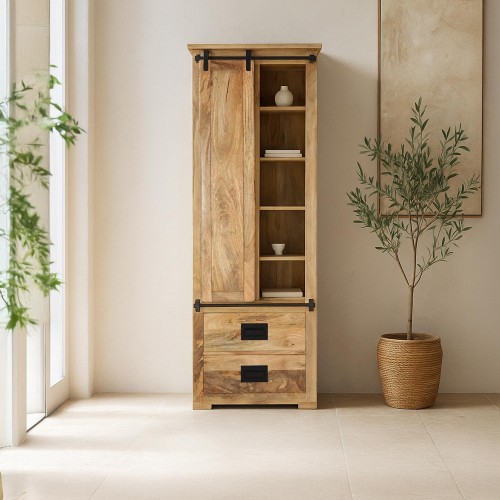 Industrielles Bücherregal aus Massivholz - Paris