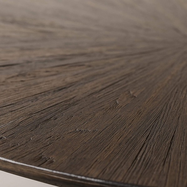 Set van 2 runde Couchtische aus Teakholz – Ovo