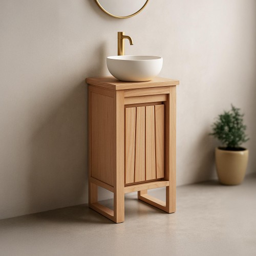 Waschtisch aus Massivholz –...