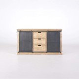 Industrielles Sideboard aus Massivholz und Metall 150 cm – Detroit