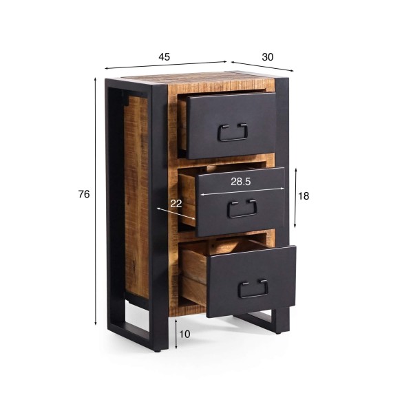 Industriekommode - Kansas