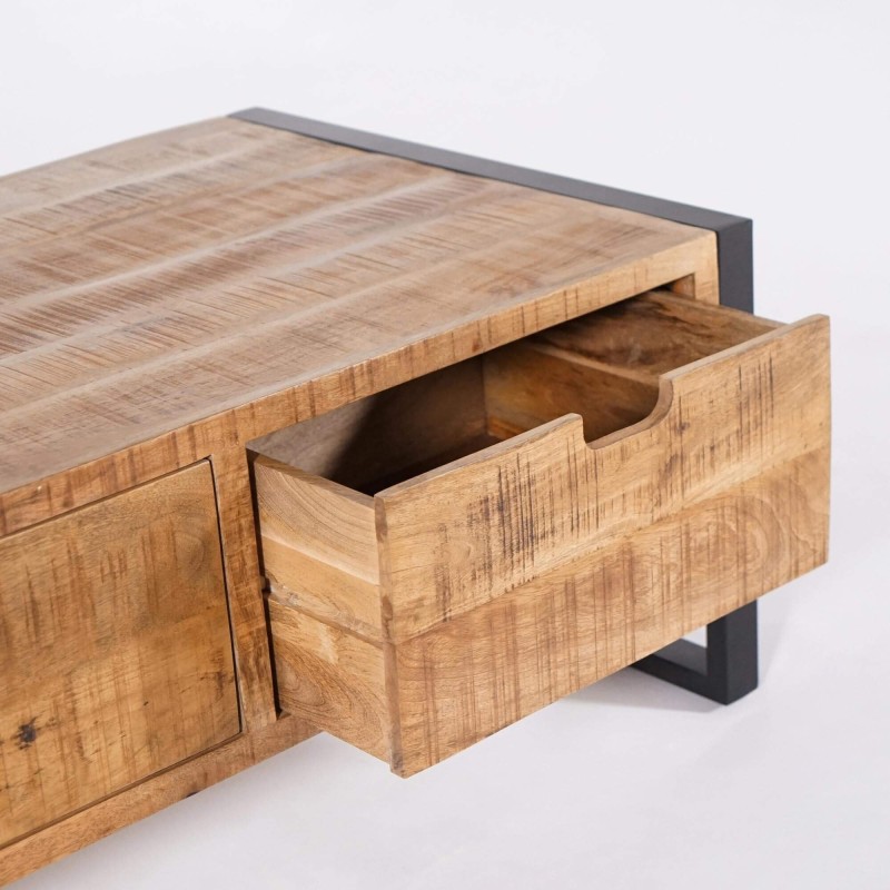 Couchtisch aus massivem Mangoholz – Kansas