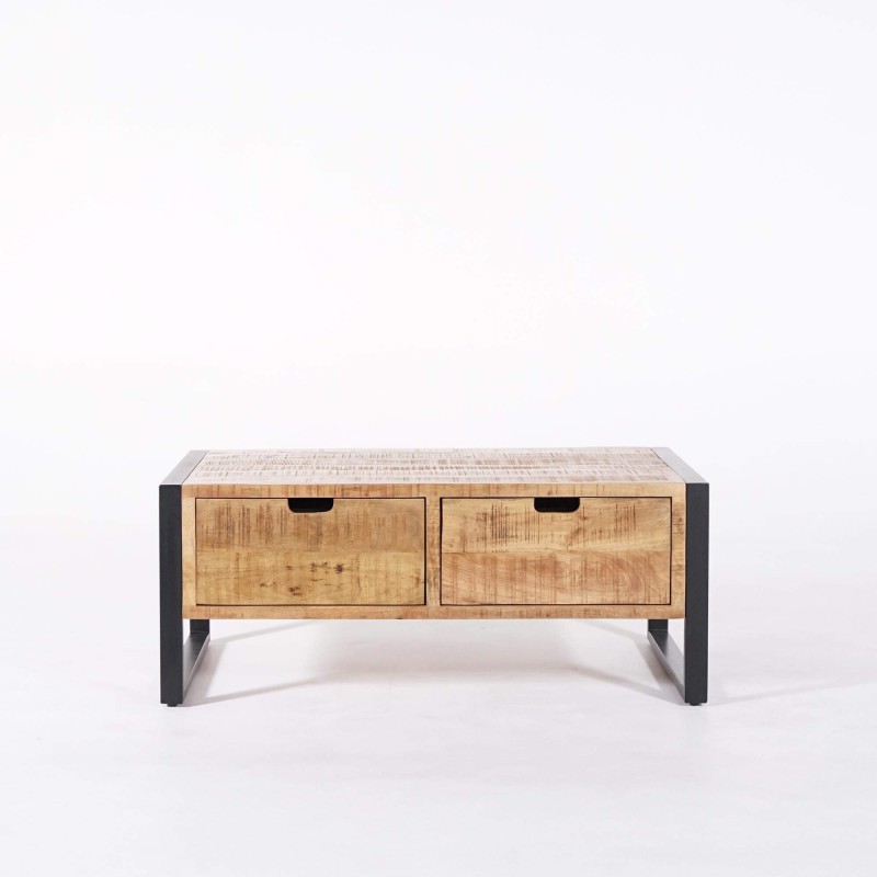 Couchtisch aus massivem Mangoholz – Kansas