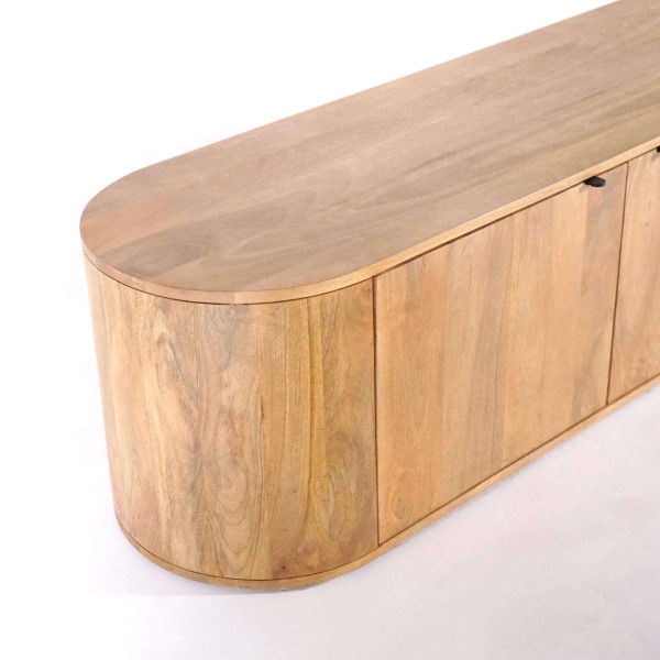 TV-Möbel aus Massivholz 200 cm - Timea